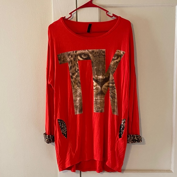 boutique Tops - Boutique Cheetah Print Tunic